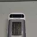 Mini Plug in Heater, Portable Wall Space Heater with Remote, Small Wall Outlet Heating with Adjustable Thermostat and 12H Timer, LED Display for Home Office Bathroom Indoor Use (Snow)