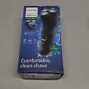 Philips Norelco Shaver 2400 Series, Wet and Dry Electric Shaver, Pop-up Trimmer, P-Cap, Deep Black, Model X3001/90