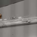 Retractable Baby Gates, Mesh Dog Gate for Doorways, 33.6" Tall, Expands to 55" Wide,Pet Safety Essential Fit for Baseboards, Wide Toddlers Gates for Hallways, Indoor & Outdoor,White