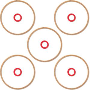 5 Pcs 16010-883-015 Carburetor Bowl Gasket Kit, Carburetor Gasket, Lawn mower Parts Carburetor Parts, Compatible with Honda Gcv160 Gcv190 G150 G200 G300 G400 Gc135 Gc160 Gc190