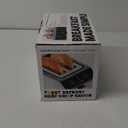 Chefman Smart Touch 2 Slice Digital Toaster, 6 Shade Settings, Touchscreen Controls, Extra-Wide Slots for Thick Breads & Bagels, +10 Seconds, Defrost, Removable Crumb Tray  Stainless Steel