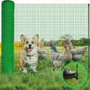 Temporary Fence with Step in Stakes,3x50 Safety Barrier for Dog Snow Plastic Mesh Fencing with Fiberglass Post Windbreak Rope,Movable Fencing Roll for Garden Backyard Outdoor Animal Protect