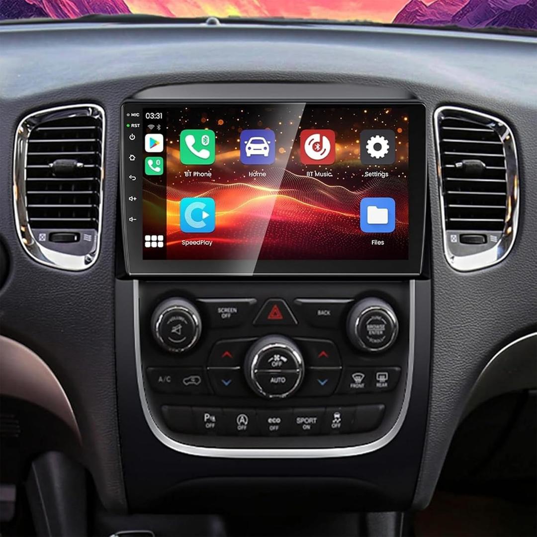 Car Radio for 2014-2020 Dodge Durango with Wireless Carplay Android Auto, 9" Touch Screen Car Stereo Upgrade for Durango Supprot Bluetooth HiFi FM GPS Navigation WiFi SWC 2+32G