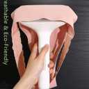 FINETOO Seamless Underwear for Women Cheeky Bikini Panties High Cut V-waist Lace Underwear Women Cute Bikinis 6 Pack (Medium)