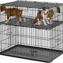 MidWest Homes for Pets Homes Puppy Playpen Crate - 224-05 Grid & Pan Included