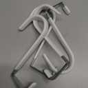 HOOSUN 4 Pack Over The Door Hooks,5 in Hooks for Hanging Heavy Duty Door Hanger,Towel Hanger Hook Holders,Over Door Hangers Hooks Door Hanger Hooks for Hanging Clothes,Towels,Hats,Coats,Bags (White)