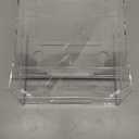 FUCDTEFC Acrylic Brochure Holder 8.5x11 & 4 x9 Inches, Clear 2 Tier Literature Magazine Stand Brochure Display Stand w Removable Divider Universal, Pamphlet Flyer Holder for Wall Mount or Countertop