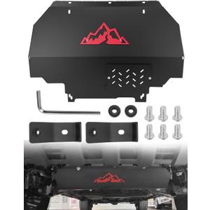 Engine Front Skid Plate Designed with Oil Drain Access