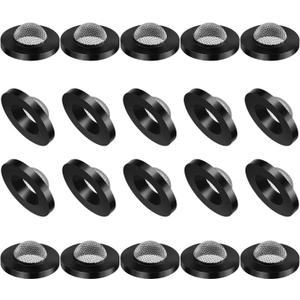 13 Pcs Hose Washer with Screen Filter Washers Stainless Steel & Black Rubber Filter Gasket for 1" Inlet, Fits 5/8" Washing Machine & 3/4" Garden Hose Connector