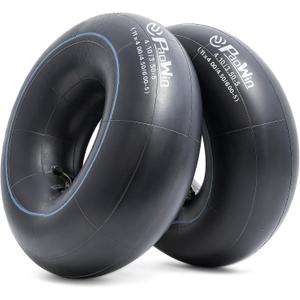 2 PCS 4.10/3.50-5 (11X4.00/4.50/6.00-5) Replacement Inner Tube with TR87 Bent Valve Stem Compatible with Wheelbarrows Mowers Hand Trucks and More 4.10/3.50-5 11x4.00/4.50/6.00-5 Tire and Tube