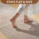 Entryway Rug 3x5, Non Slip Washable Entry Mat Fit Under Door, Thin Soft Low Pile Carpet Area Rugs for Laundry Kitchen, Morning Dawn