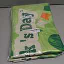 7 x St Patrick's Day Flag,Shamrock St Patricks Flag 28 x 40 Inch Clover House Flag for Garden and Home Decorations