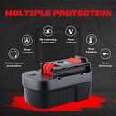 Masione 4800mAh HPB14 Battery NI-MH Replacement for Black and Decker 14.4v Battery FSB14 FS140BX A1714 499936-34 499936-35 BD1444L Compatible with Black and Decker 14.4V Battery Cordless Power Tools