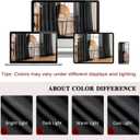 Pinch Pleated Sheer Curtains 80 Inches Long Light Filterring Sheer Semi Voile Drapes Pinch Pleated Curtains for Living Room Bedroom(Black, 42 W x 80 L, 2 Panels)