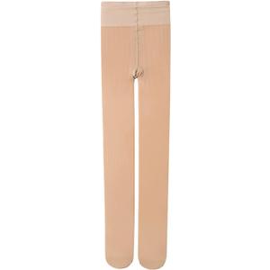 Double-layer Autumn and Winter Bare Leg Pantyhose, Natural Fleece and Thick Bottom Stockings - Foot Step - Fair Skin - Thin Fleece Style