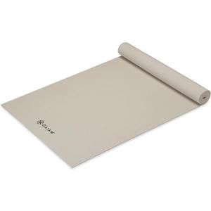 Gaiam Yoga Mat - Premium Solid Thick Non Slip Exercise & Fitness Mat for All Types of Yoga, Pilates & Floor Workouts