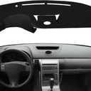 Dash Cover Mat Custom Fit for Infiniti G35 with Clock Outside, Dashboard Cover Pad Carpet Protector BY58 (Black)