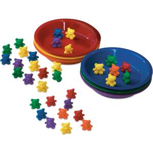 Learning Resources Baby Bear Sorting Set, Counting and Sorting Toys, Baby Bear Counters, Sorting Bears, 108 Pieces, Ages 3+