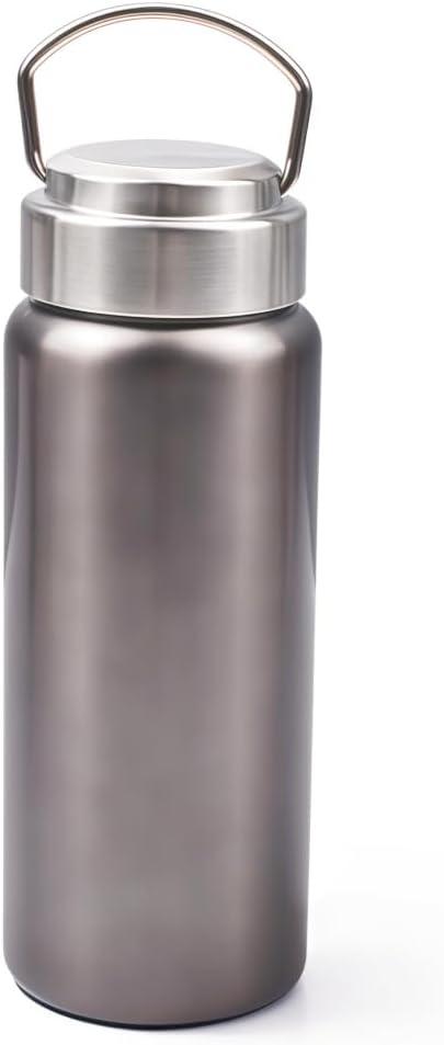 17oz Stainless Steel Vacuum Insulated Water Bottle, Keeps Drink Cold up to 24 Hours & Hot up to 12 Hours Leak Proof and Sweat Proof Large Capacity Wide Mouth Metal Bottle