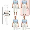 Floerns Women's Ripped High Waist Boyfriend Jeans Distressed Stretchy Denim Pants (Blue, S)