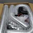Universal 3" Inch Aluminum Intercooler U-Pipe Kit W/Silicone Hose and Stainless Steel T-Clamps