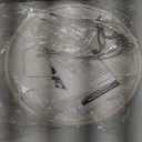 Bell Lamp Shades Set of 2, 6"Top x 13"Bottom x 10"High, Beige Shade Replacement for Table Lamps, Floor Lamps, Fabric Natural Linen Hand Crafted(Spider Fitter), Harp Holders Included, Assembly Required