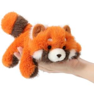 PEACH CAT Red Panda Stuffed Animal 7" Cute Plushies Soft Plush Toys Gifts for Kids