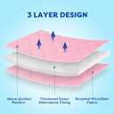 Comfyanno Quilted Daycare Cot Nap Mat Only, for Boys, Girls, Soft & Breathable, Gentle on Skin, Extra Support & Comfort for Toddler Cozy Nap Time Sleep, Fits 23" x 40" Toddler Preschool Cot - Pink