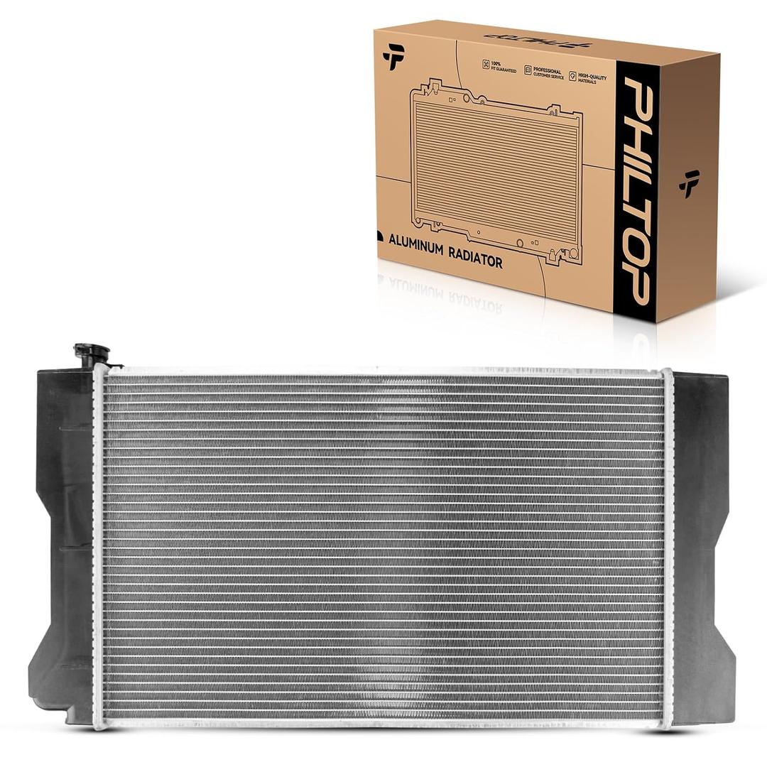 PHILTOP Core Radiator Compatible with 2009-2010 Corolla 1.8L, 2011-2013 Corolla Transmission Oil Cooler Included