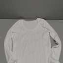 Women Tops Long Sleeve Textured Shirts Slimming Tops for Women Scoop Neck Blouses, Small