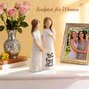 Birthday Gifts for Women, Gifts for Best Friend Women, Friendship Gifts for Women, Sisters Gifts from Sister, Bestie Womens Gifts, Holding-Hands Friends Handcrafted Glossy-Finish Figurine