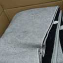 YIHOUSE Modern Washable Area Rug for Living Room Bedroom - Large Abstract Black and White Rug Non-Slip Ultra-Thin Home Decor (Dark Warping, 5'x7'ft)