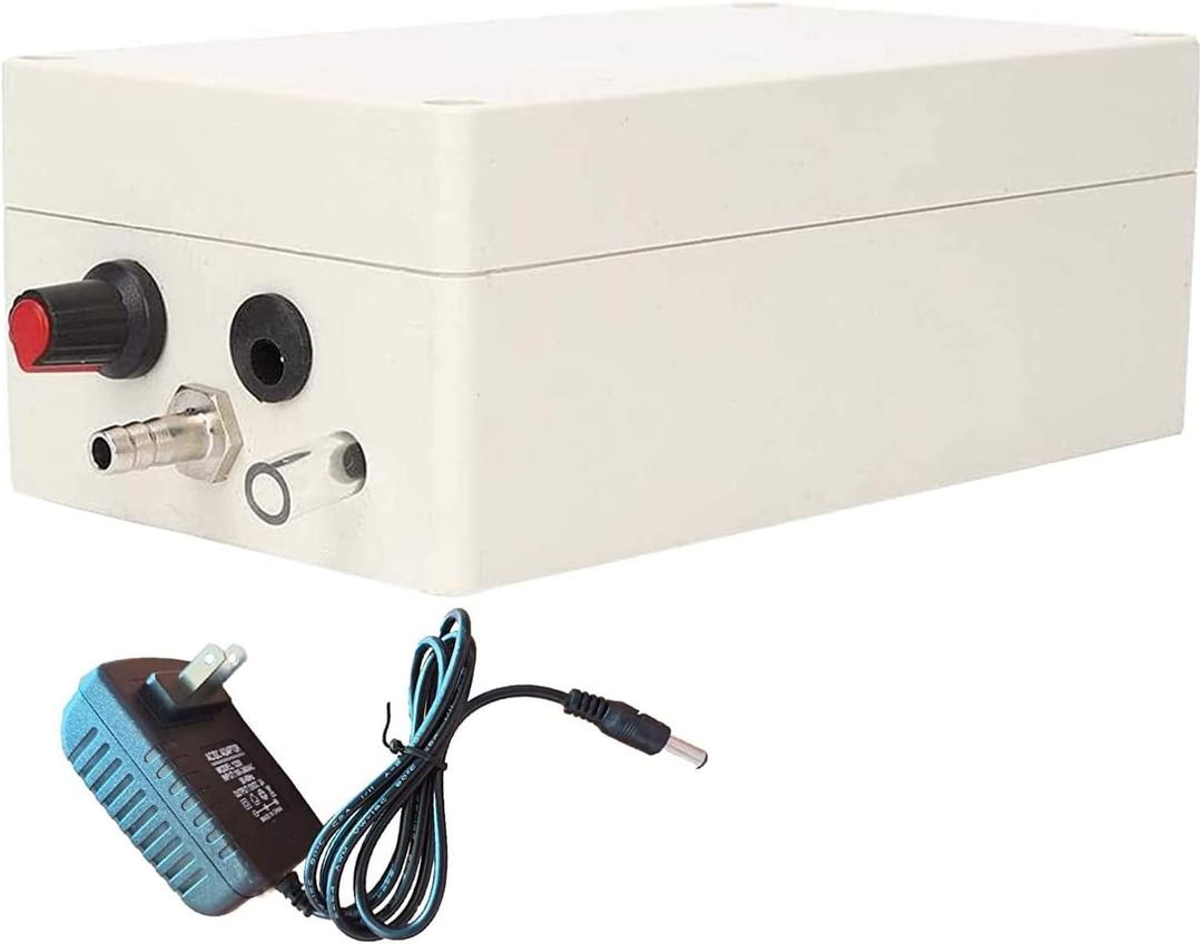 CHENJIEUS Milking Vacuum Pump Pneumatic Pulsator 12V Electric Milking Machine Accessory Vacuum Pump Milking Machine Parts Cow Milking Machine Parts for Donkey Sheep Cow Horse Vacuum Pump