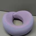 Skechers Women's Memory Foam Neck Pillow, Comfortable & Breathable Travel Pillow,Neck Pillow Airplane for Travel, Car Rides, Home, and Office Use, Ergonomic Design for Men and Women,Purple