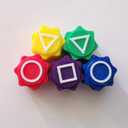 2 x Gonggi Game Traditional Korean Jacks 5 Stones Set for Women Men (Squid Color)