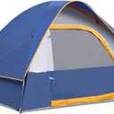 Camping Tent 2-4 Person, Waterproof Windproof Tent with Rainfly Easy Set up-Portable Dome Tents for Camping