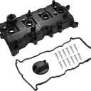 X AUTOHAUX Car Camshaft Engine Valve Cover with Gasket Bolts Kit PCV Valve and Oil Cap NO.13264JA00A/13270JA00A for Nissan Altima 2.5L 20072013