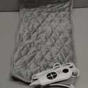 Deepsoon Heating Pad,Electric Heating Pads for Back,Neck,Abdomen,Moist Heating Pad for Shoulder,Knee,Arms,Legs,Dry/Moist Heat & Auto Shut Off,Christmas Gifts for Men and Women,Weighted Gray,24x12 Inch