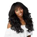 Sensationnel Dashly Wig - Unit 21 Non Lace Cap Ready to Wear Ear to Ear Lace part Synthetic (2 DARKBROWN)