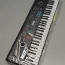 61 key keyboard Piano,Portable Electronic Digital Piano,Built In Dual Speakers,External Microphone,Power Plug,Rich Teaching Content,Multi-Functional Electronic Piano Suitable For Beginners (Black)