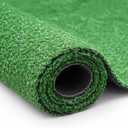 Ottomanson Artificial Grass Turf 2'7" x 8' Indoor Outdoor Faux Grass Rug with Drainage Holes, Customizable with Extra Long Size Options, Perfect for Patio Lawn Balcony Weddings Photoshoot Backdrop