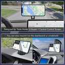 Phone Mount for Tesla Model 3 Model Y, Strong Magnetic Designed for MagSafe Car Mount Phone Holder for Tesla Screen Monitor, Invisible Foldaway Tesla Accessories for iPhone 12/13/14/15 Series (Updated Version)