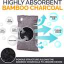 Activated Charcoal Odor Absorber for Strong Odors in Car, Closet, Shoe, Basement. 10 Activated Charcoal Bags Odor Absorbers for Home. Bamboo Charcoals Air Purifying Bag Charcoals Deodorizer Eliminator