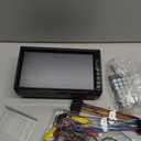 Naifay Double Din Car Stereo with Wireless Apple Carplay Android Auto, 7inch Touchscreen Car Radio with Bluetooth, Car Audio Receivers, Backup Camera, Mirrorlink, FM, SWC, GPS, USB/AUX/TF/Subwoofer