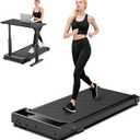 Walking Pad Treadmill for Home - Under Desk Walk Pads with Remote Control Mini Running Portable Electric Machine Adjustable Slim Compact with 0.6-4.0MPH Max up 220 Lbs Modes for Office Small Spaces
