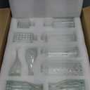 Brajttt Glass Bud Vase Set of 18,Small Glass Vintage Vases for Flowers,Clear Bud Vases in Bulk for Rustic Wedding Decor,Table Centerpieces,Decor Centerpiece for Bathroom