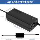 42V 2A (5 Plugs) Charger for Jetson Voyage Razor Swagtron Bird Gotrax Ninebot Segway Hiboy 36V 10S Lithium-ion Battery Converter Interfaces 3 Prong (8mm/12mm) DC (5.5 * 2.5/2.1mm) 8mm RCA/3-Pin XLR