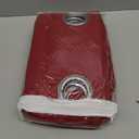 MIULEE 2 Panels Burgundy Red Semi Sheer Window Curtains Elegant Christmas Decor Grommet Top Voile Drapes Window Treatment Linen Textured Panels for Bedroom Living Room (54X72 inch Length)