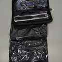 Sirabe 10 PCS Hair Cutting Scissors Set, Professional Haircut Scissors Kit with Cutting Scissors, Thinning Shears, Comb, Cape, Clips, Black Hairdressing Texturizing Shears Set for Barber, Salon, Home