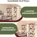Goovilla Room Divider for Room Separation, Tension Curtain Rods No Drilling, 4-10ft(H) 28-114inch(W) Adjustable Temporary Privacy Wall Divider, Heavy Duty Freestanding Space Partition Separator, White